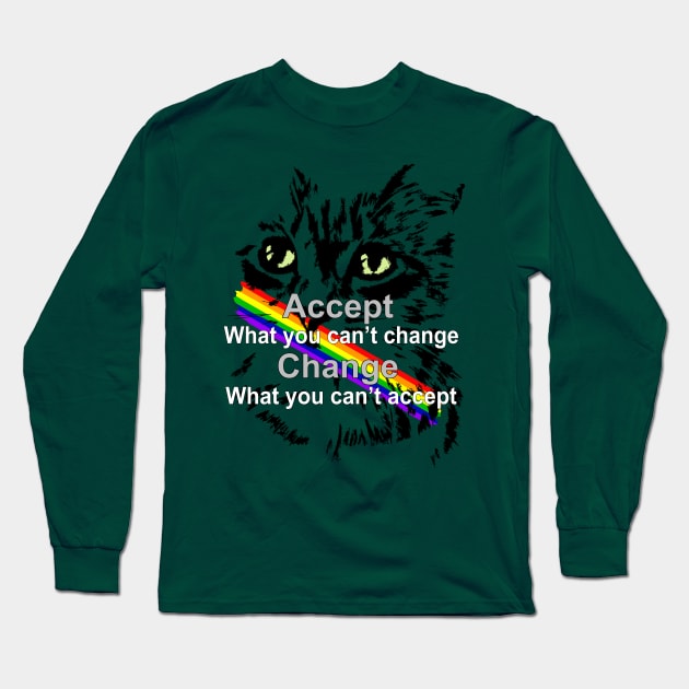 Motivation - Accept what you can't change and change what you can't accept Long Sleeve T-Shirt by GaYardo